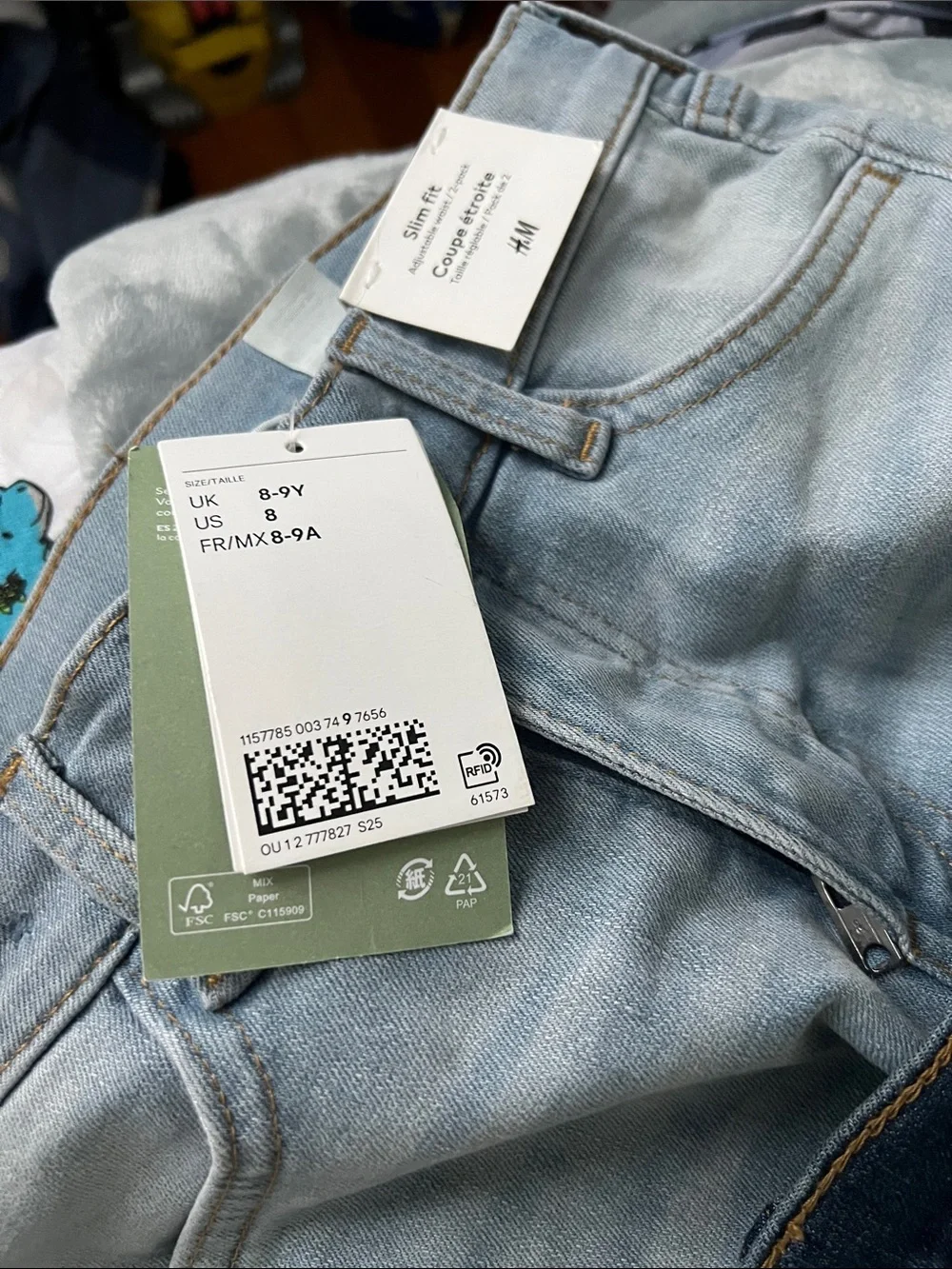 Boys Blue Denim Jeans - Slim Fit